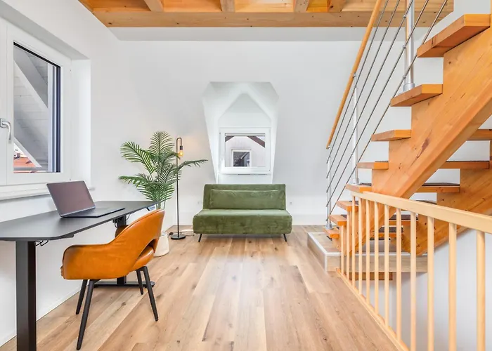 Tatil Evi Neu - Frisches & Gemuetliches Design Mit Bbq, Garten & Arbeitsplatz Augsburg