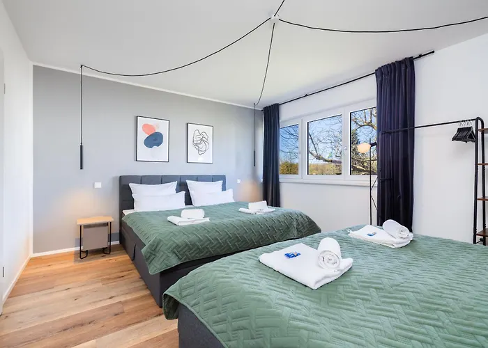 Neu - Frisches & Gemuetliches Design Mit Bbq, Garten & Arbeitsplatz * Augsburg