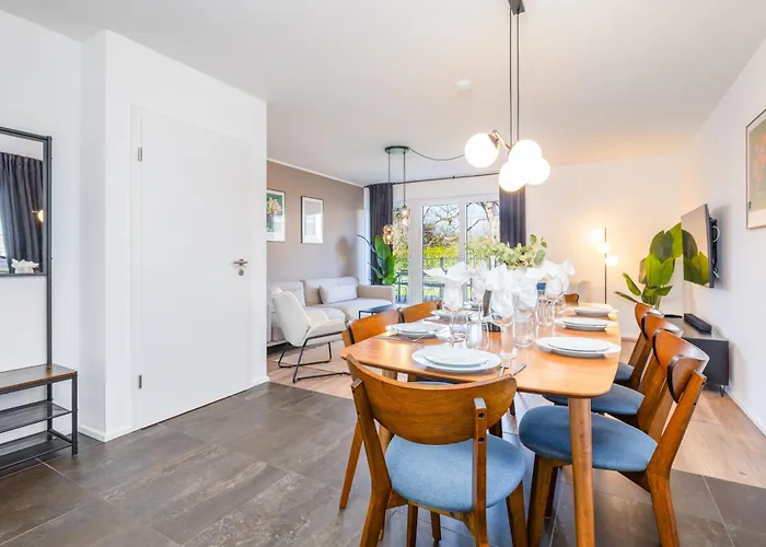 Neu - Frisches & Gemuetliches Design Mit Bbq, Garten & Arbeitsplatz